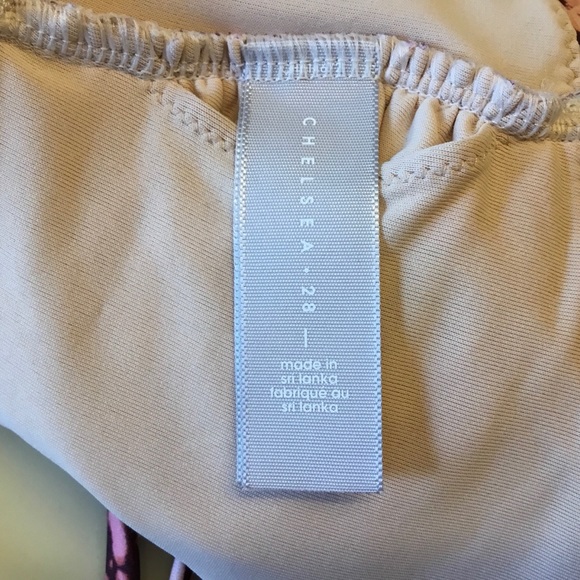 NWOT Chelsea 28 Easy Retro Tie Strap Bikini Top - L - Picture 8 of 9